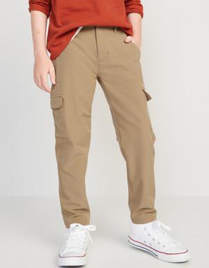 Old Navy StretchTech Tapered Cargo Performance Pants for Boys beige