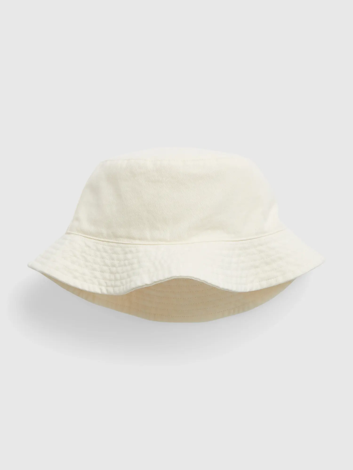 Gap Kids Organic Cotton Bucket Hat white. 1