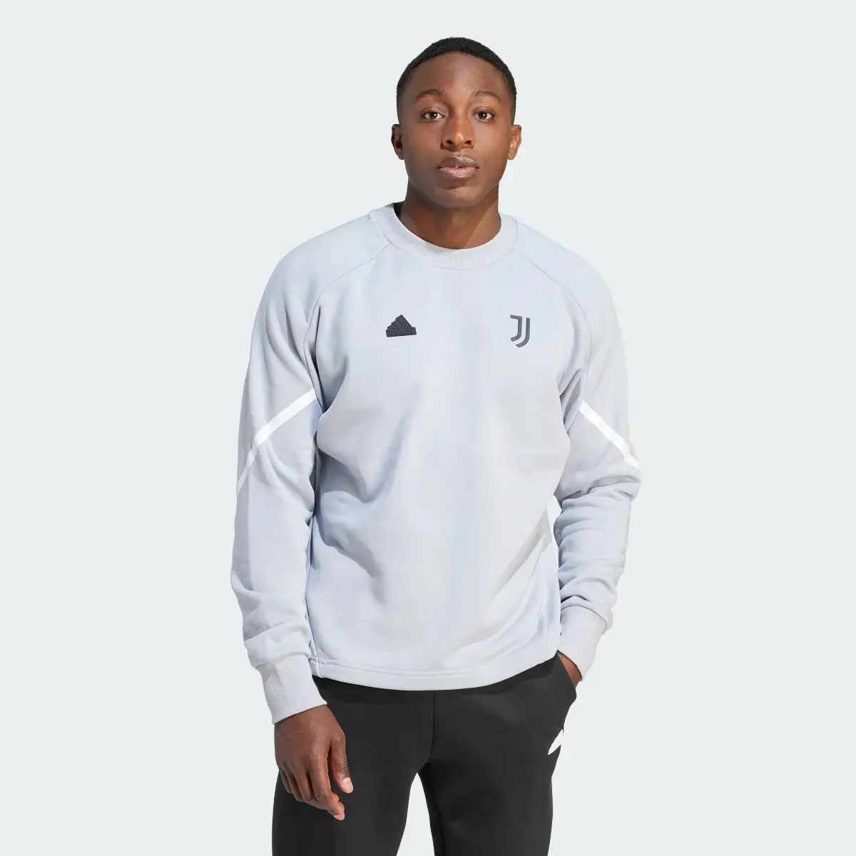 Adidas Juventus Designed for Gameday Crew Sweatshirt. 2