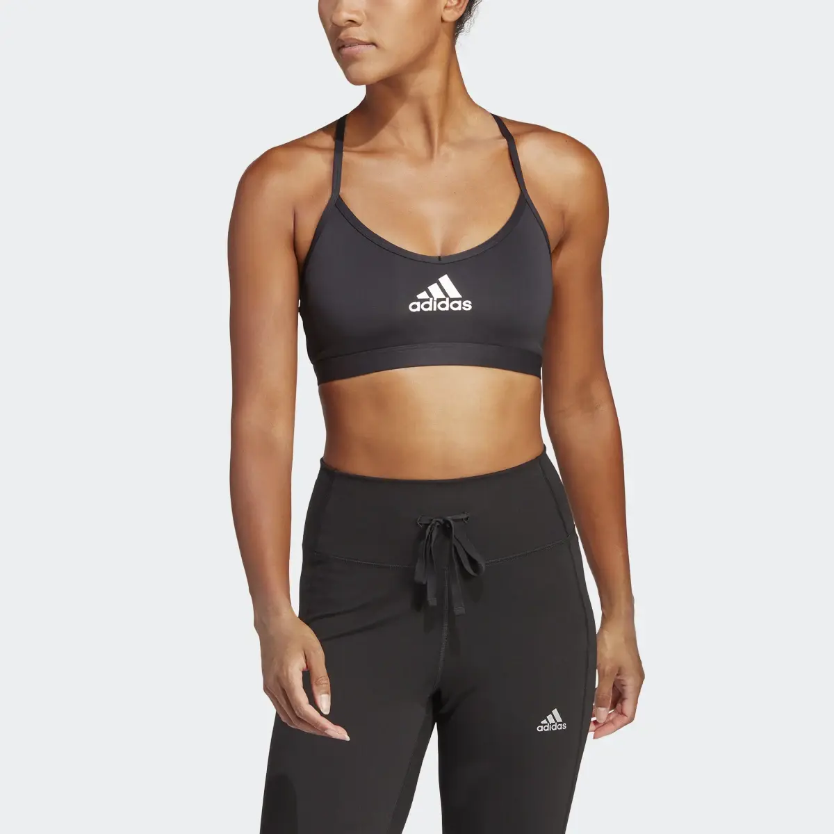 Adidas AeroReact Training Light-Support Bra. 1