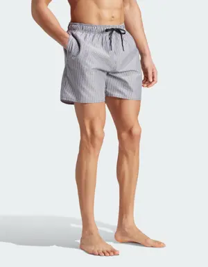 Adidas Stripey Classics Swim Shorts Short Length. 3 Adidas Stripey Classics Swim Shorts Short Length. 3
