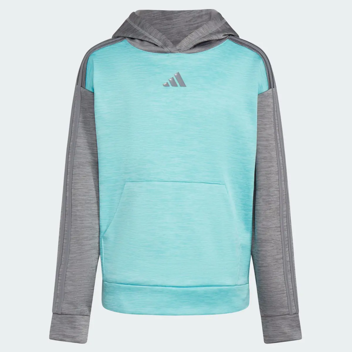 Adidas Long Sleeve Game and Go Mélange Pullover Hoodie. 3