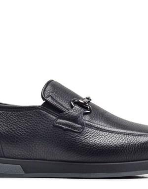 Siyah Günlük Loafer Erkek Ayakkabı -12597-