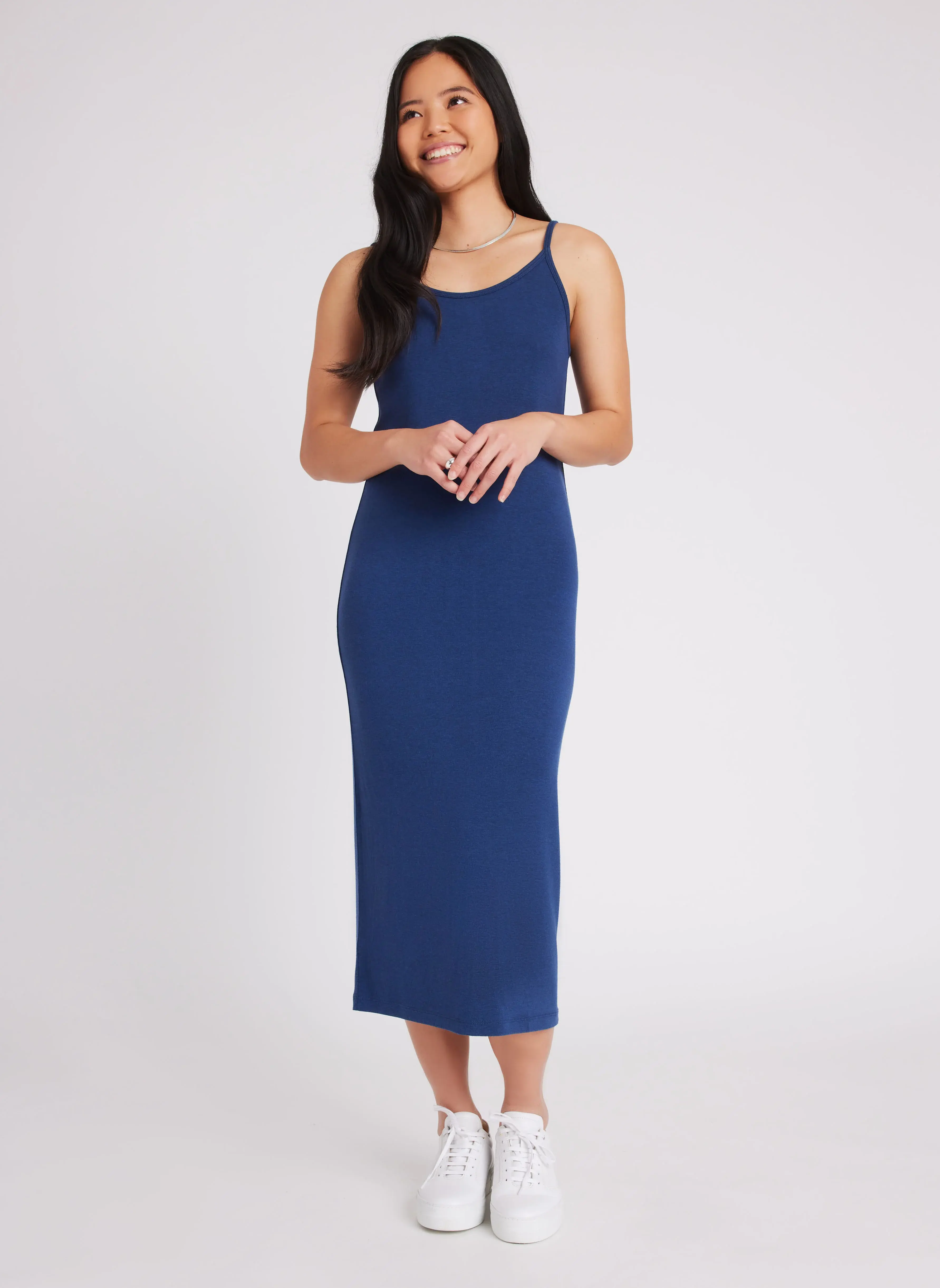 Kit And Ace Banyan Ribbed Dress. 1