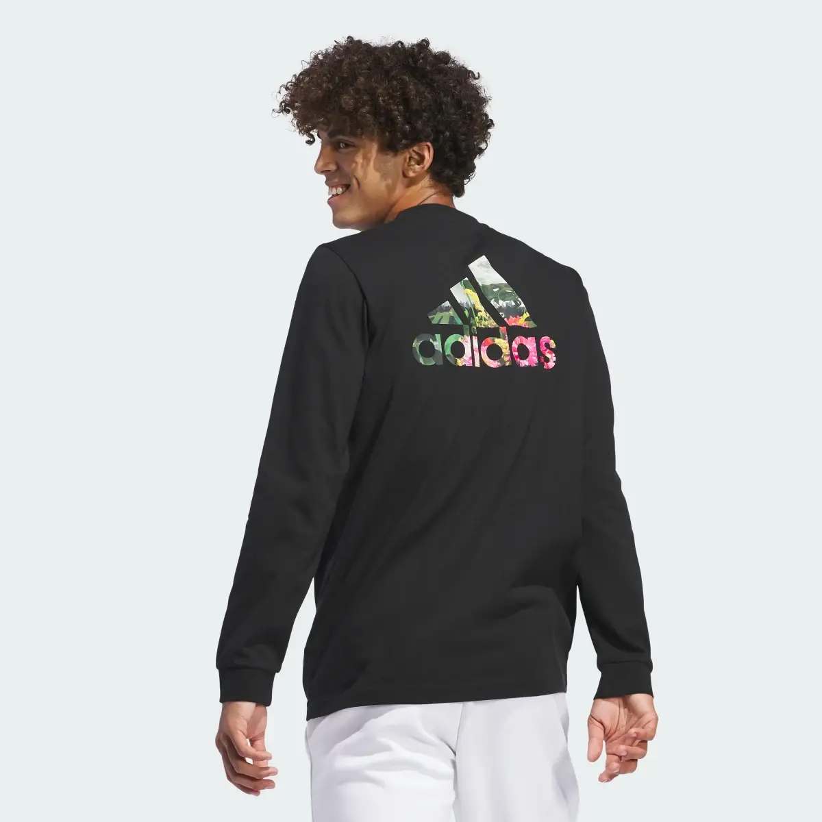 Adidas NY Graphic Long Sleeve Tee. 3