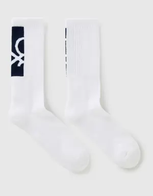 terry socks with logo