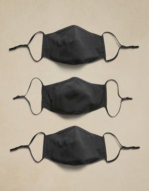 Flyweight Face Mask 3-Pack black
