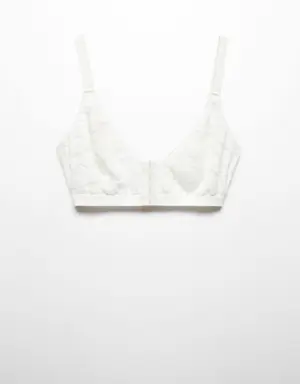 Comfort lace solidarity bra