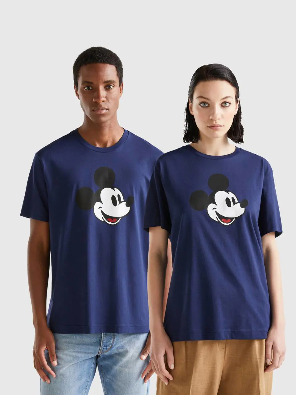 Benetton dark blue mickey mouse t-shirt. 1