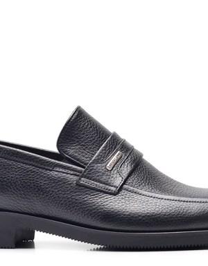 Siyah Bağcıksız Termo Erkek Ayakkabı -13921-