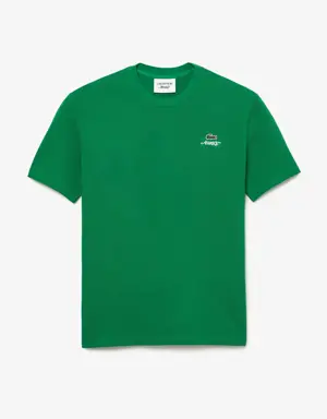 Unisex Lacoste x AWAKE NY Logo Cotton Piqué T-shirt