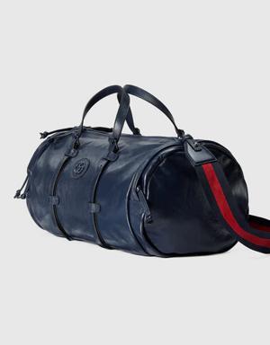 Large duffle bag with tonal Double G