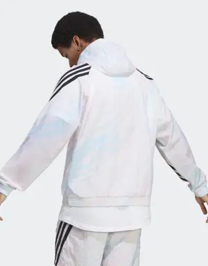 Adidas Sweat-shirt à capuche à imprimé intégral Future Icons. 3