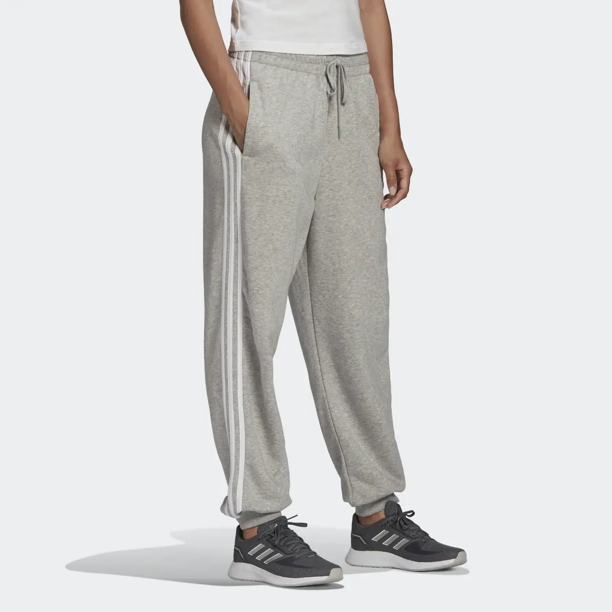 Adidas Calças 3-Stripes Studio Lounge Essentials. 3