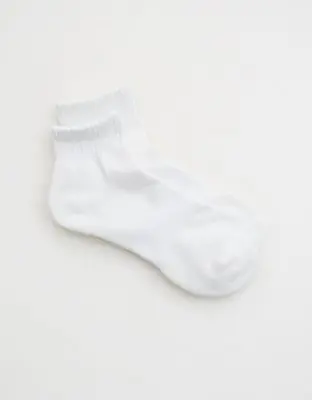 American Eagle By Aerie Short Crew Sock. 1