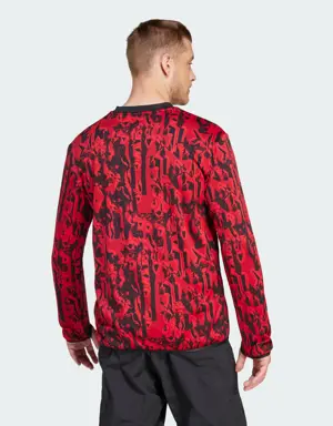 Adidas Manchester United Pre-Match Warm Top. 3 Adidas Manchester United Pre-Match Warm Top. 3