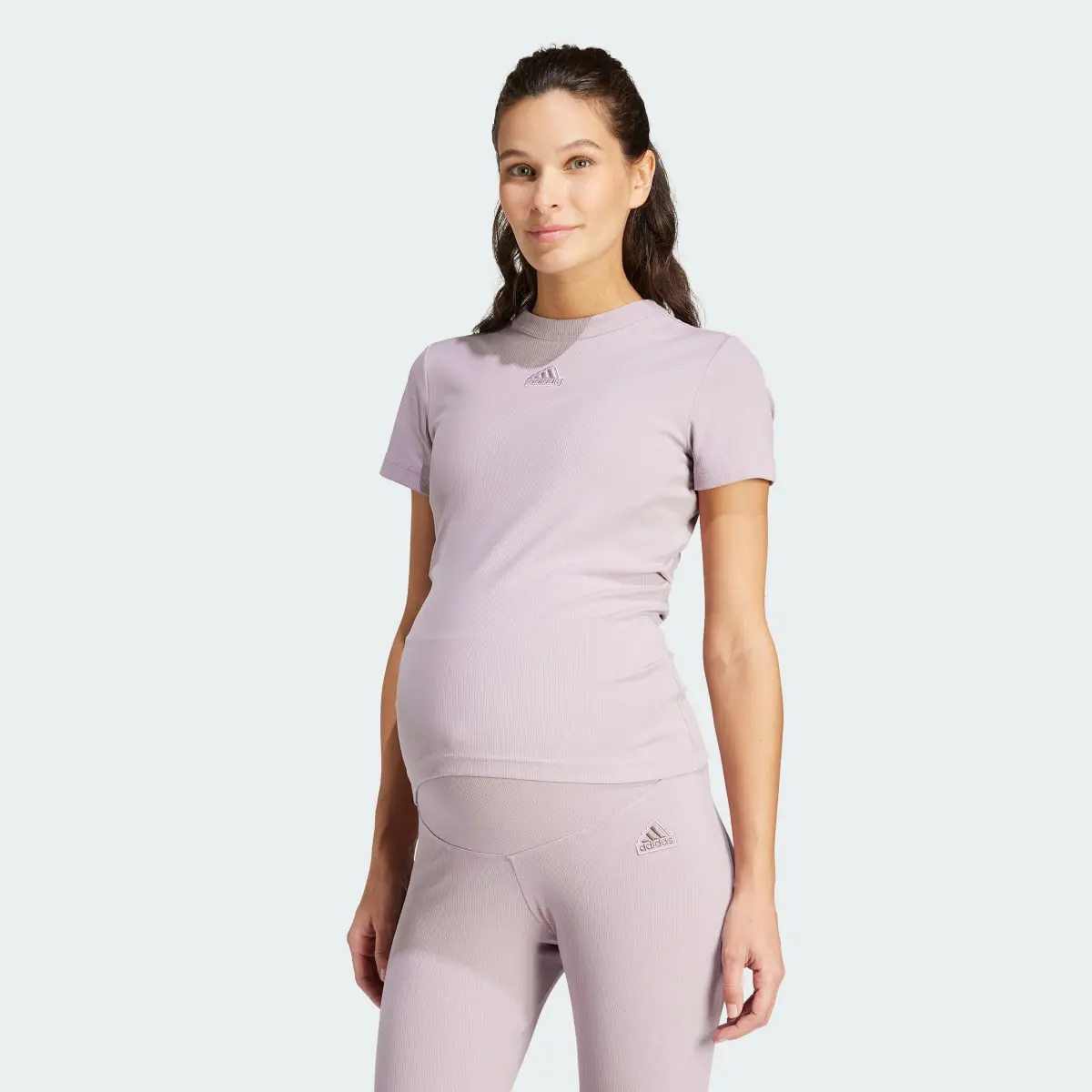 Adidas T-shirt Ribbed Fitted (Maternity). 2