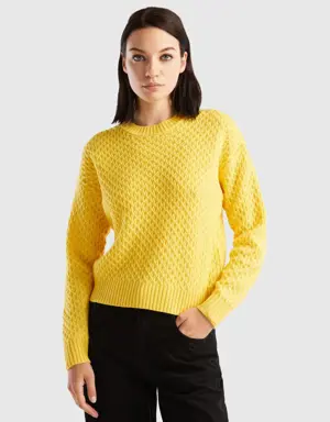 boxy fit knit sweater