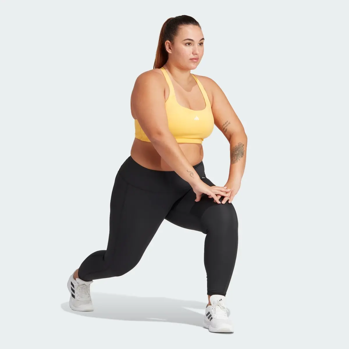 Adidas Optime Full-Length Leggings (Plus Size). 3