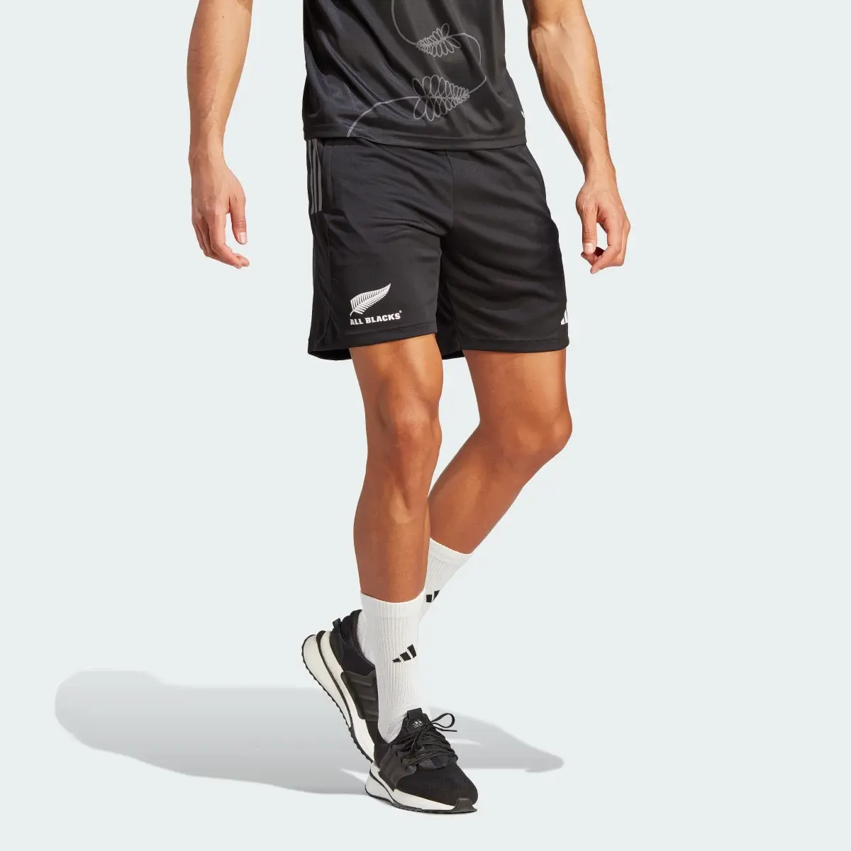 Adidas All Blacks Rugby Gym Shorts. 1