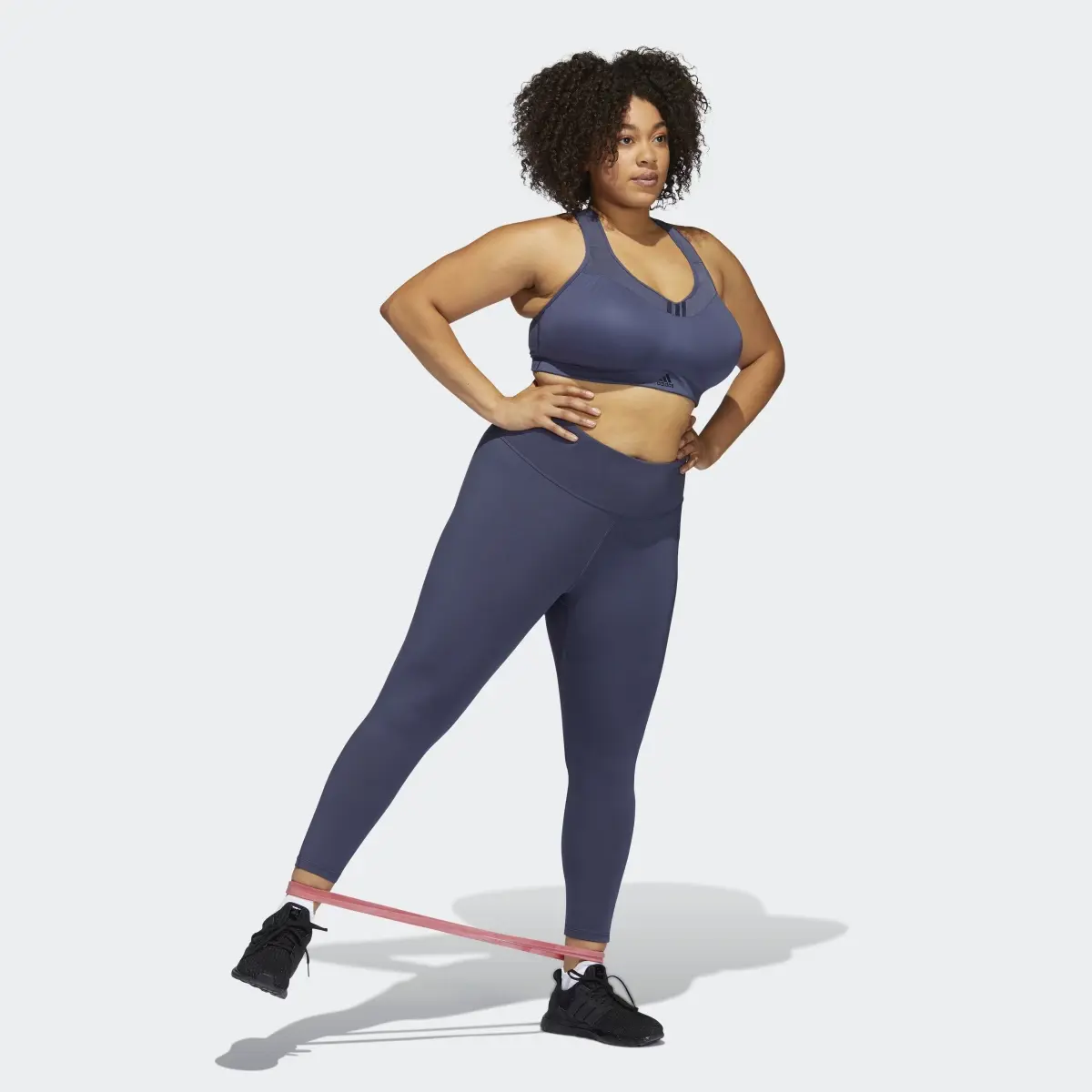 Adidas Optime Training Leggings (Plus Size). 3