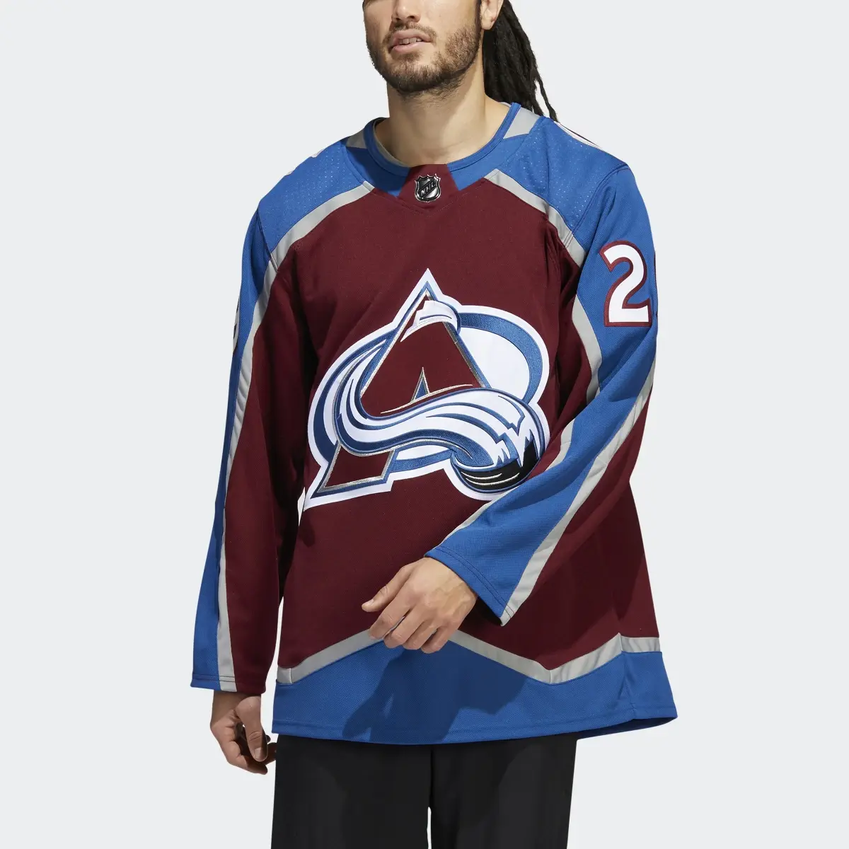 Adidas Avalanche MacKinnon Home Authentic Jersey. 1