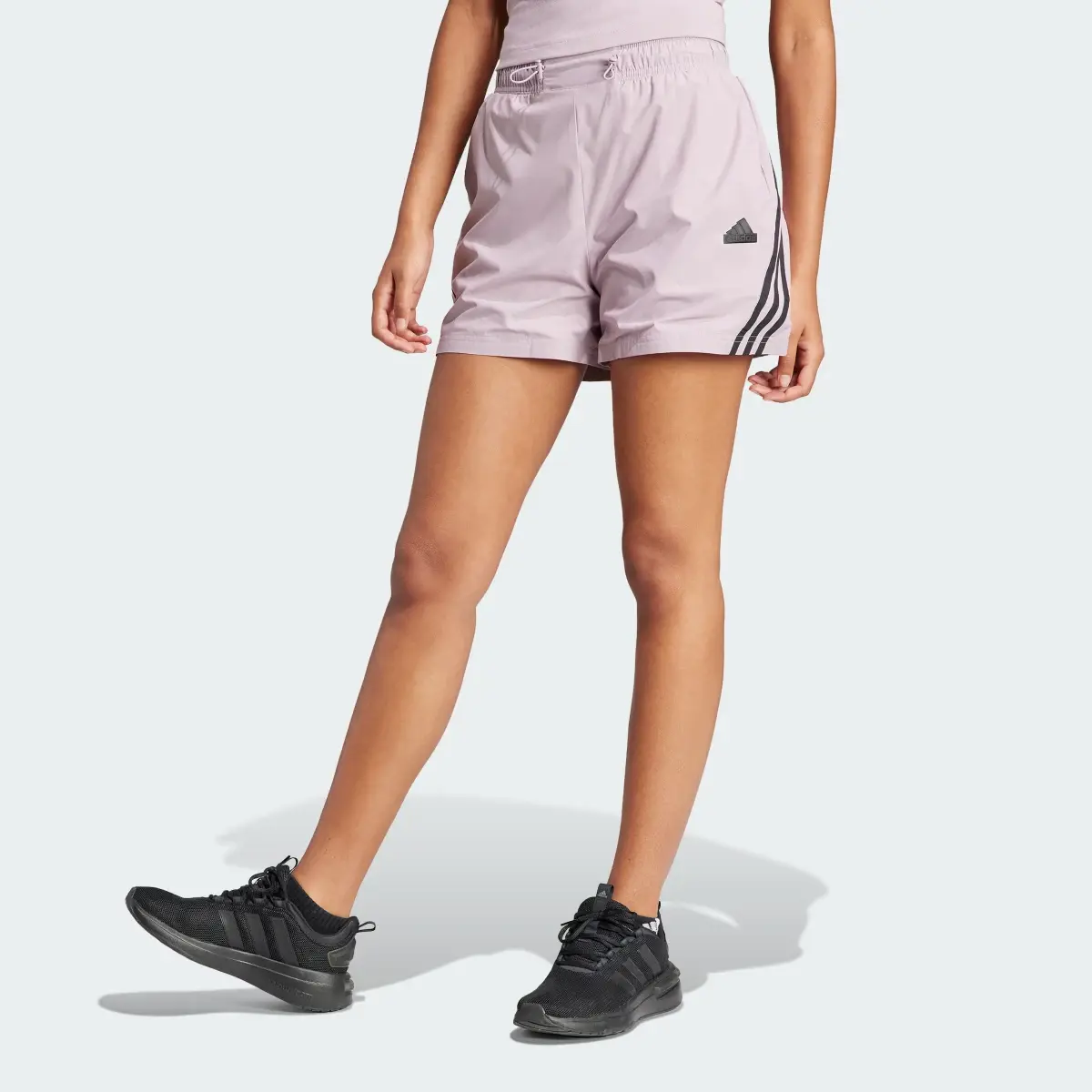 Adidas Future Icons 3-Stripes Woven Shorts. 1