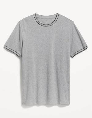 Moisture-Wicking Pique T-Shirt for Men gray