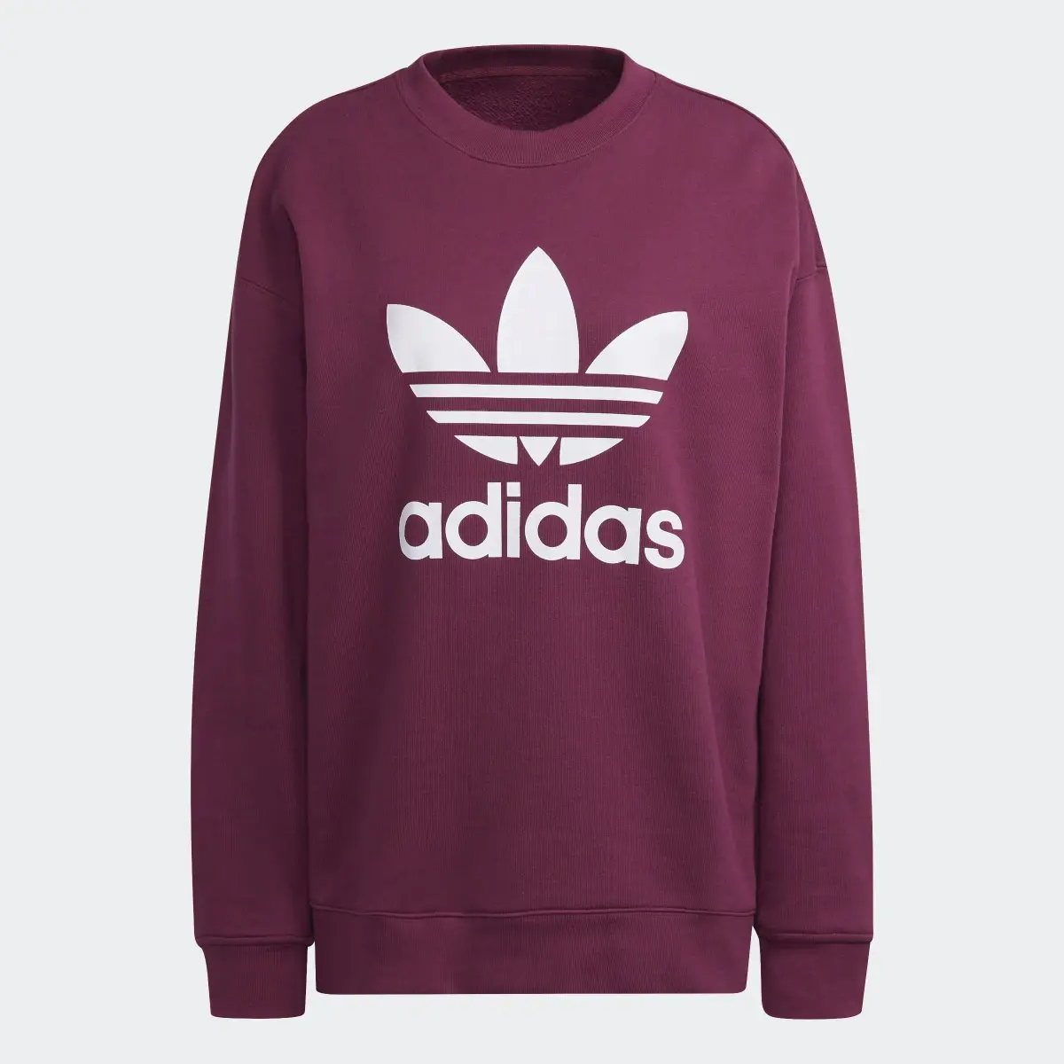 Adidas Trefoil Crew Sweatshirt. 1