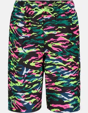 Toddler Boys' UA Pop Tiger Swim Volley Shorts