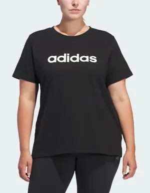 Adidas Linear Logo Tee (Plus Size)