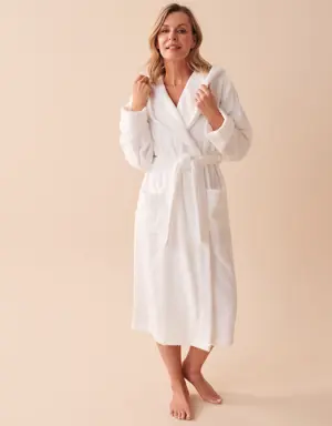 Luxurious Waffle Terry Spa Robe