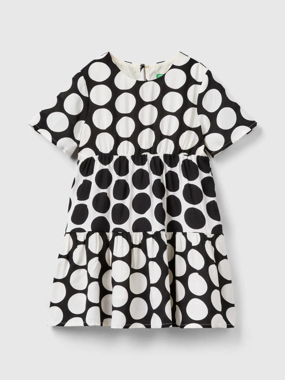 Benetton flowy polka dot dress. 1