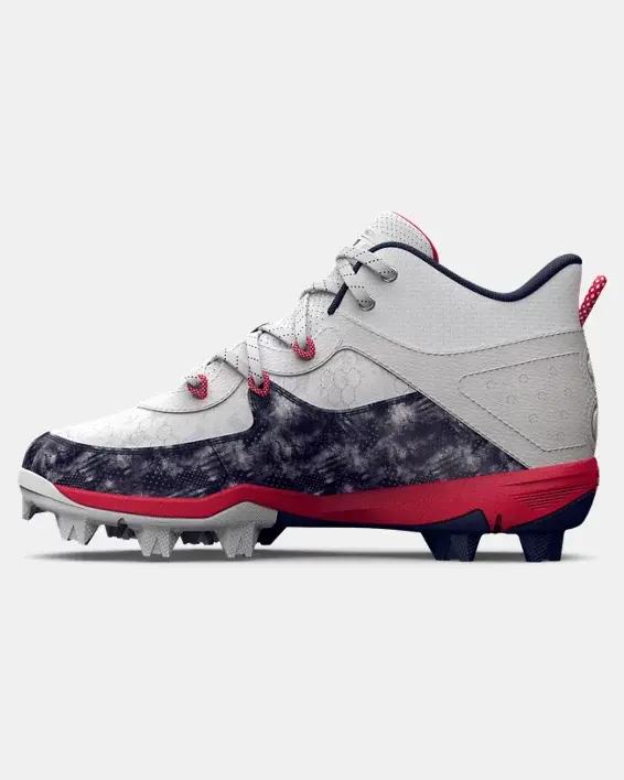 Under Armour Boys' UA Harper 8 Mid RM Jr. USA Baseball Cleats. 2