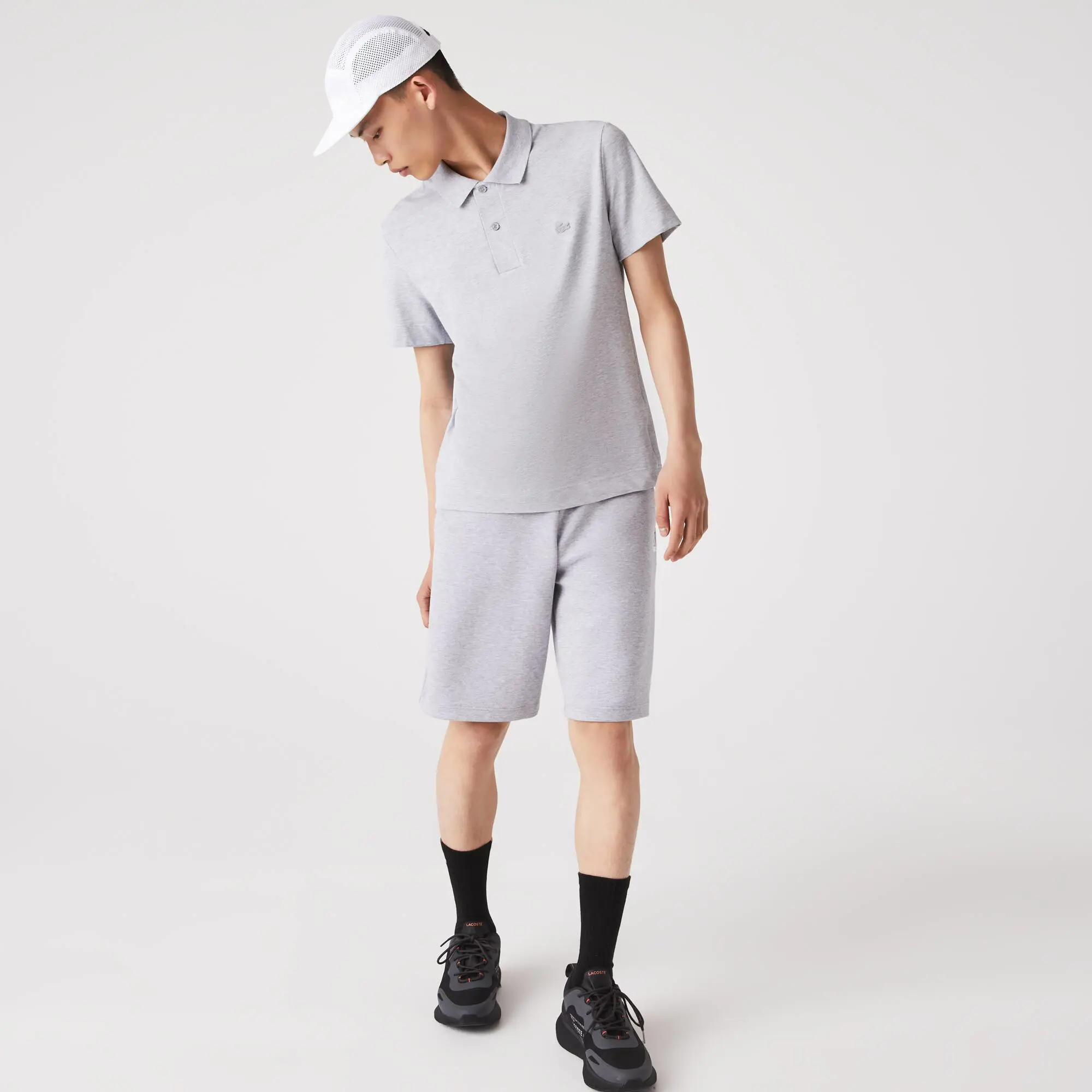 Lacoste Men's Lacoste Slim Fit Organic Stretch Cotton Piqué Polo Shirt. 1
