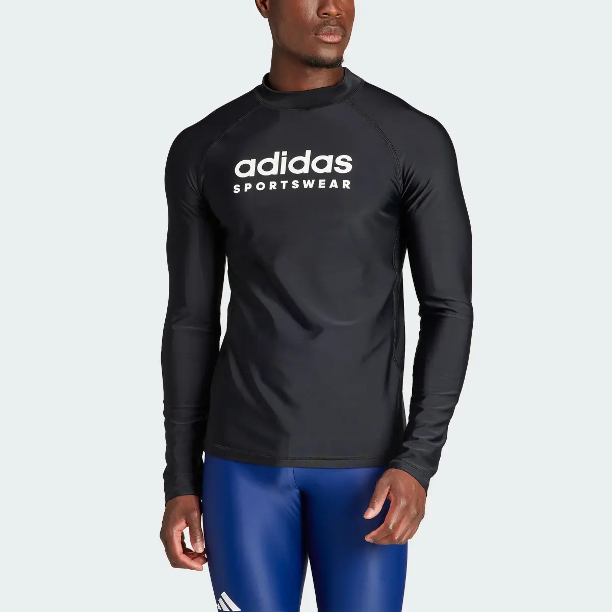 Adidas Playera de Natación Manga Larga. 1