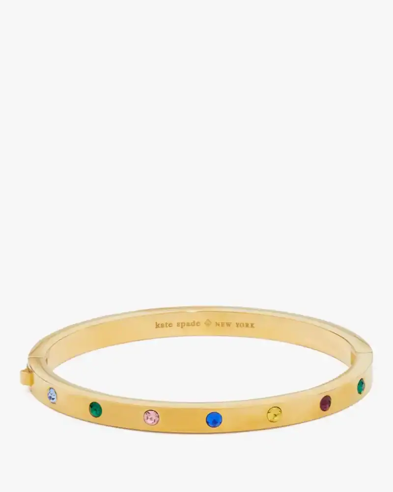 Kate Spade Set In Stone Hinged Bangle. 1