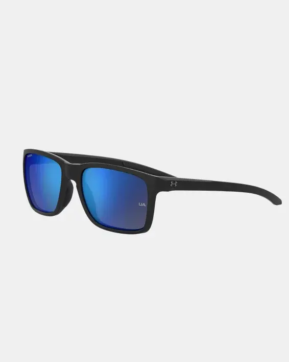 Under Armour Unisex UA Hustle Polarized Mirror Sunglasses. 1