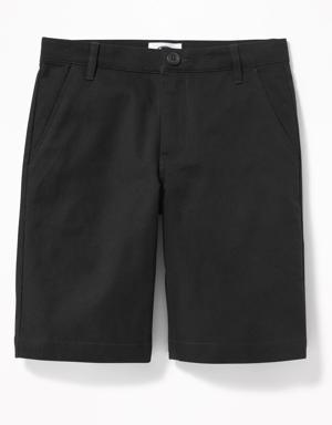 Twill Shorts for Boys (At Knee) black