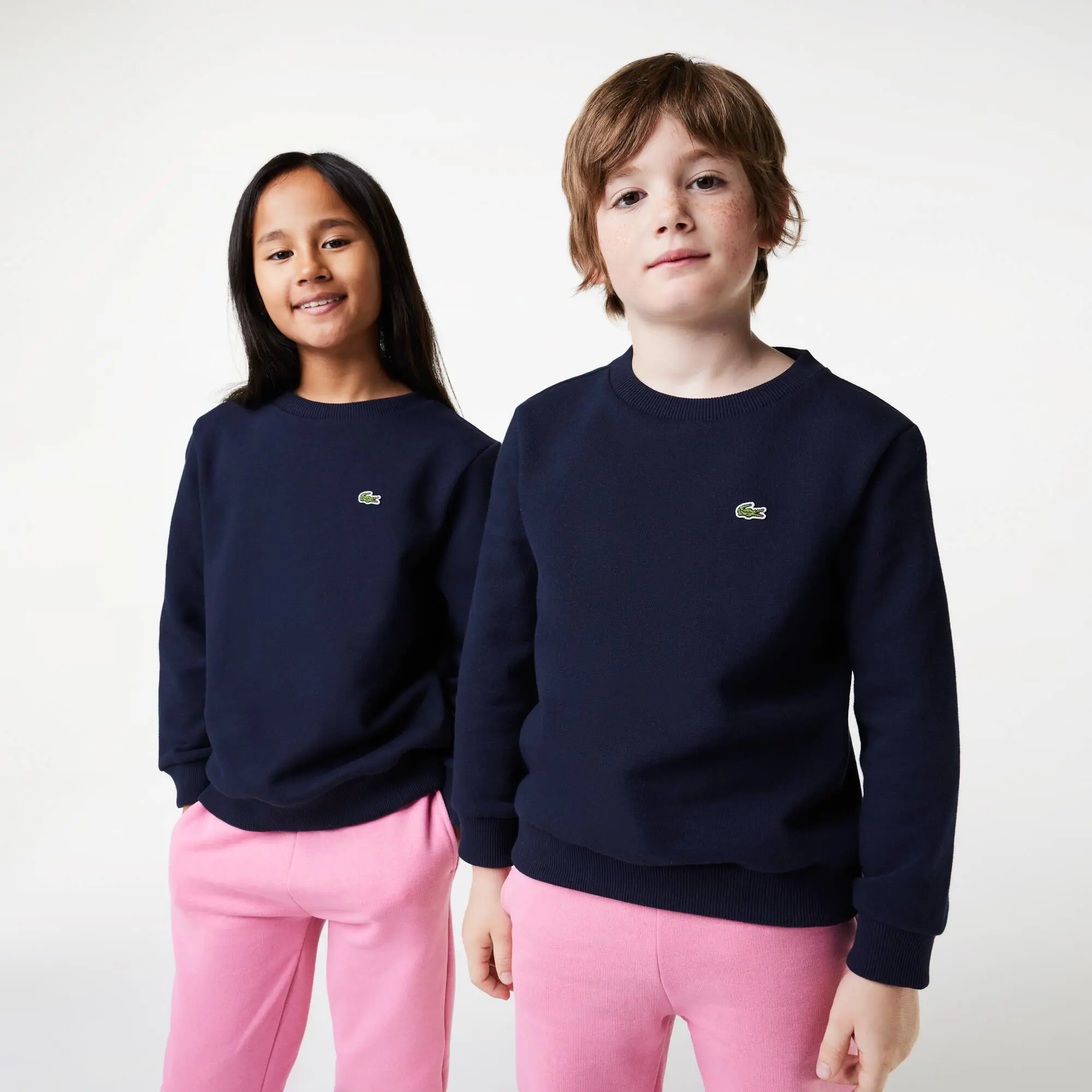 Lacoste Kinder LACOSTE Sweatshirt aus Baumwoll-Flanell. 1