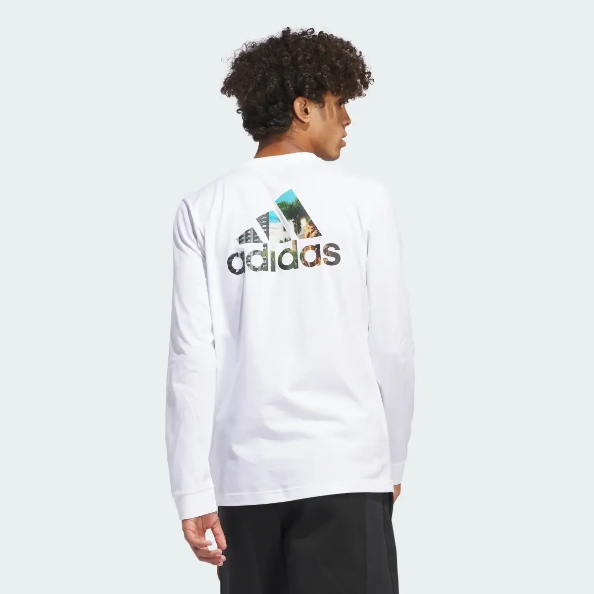 Adidas LA Graphic Long Sleeve Tee. 3