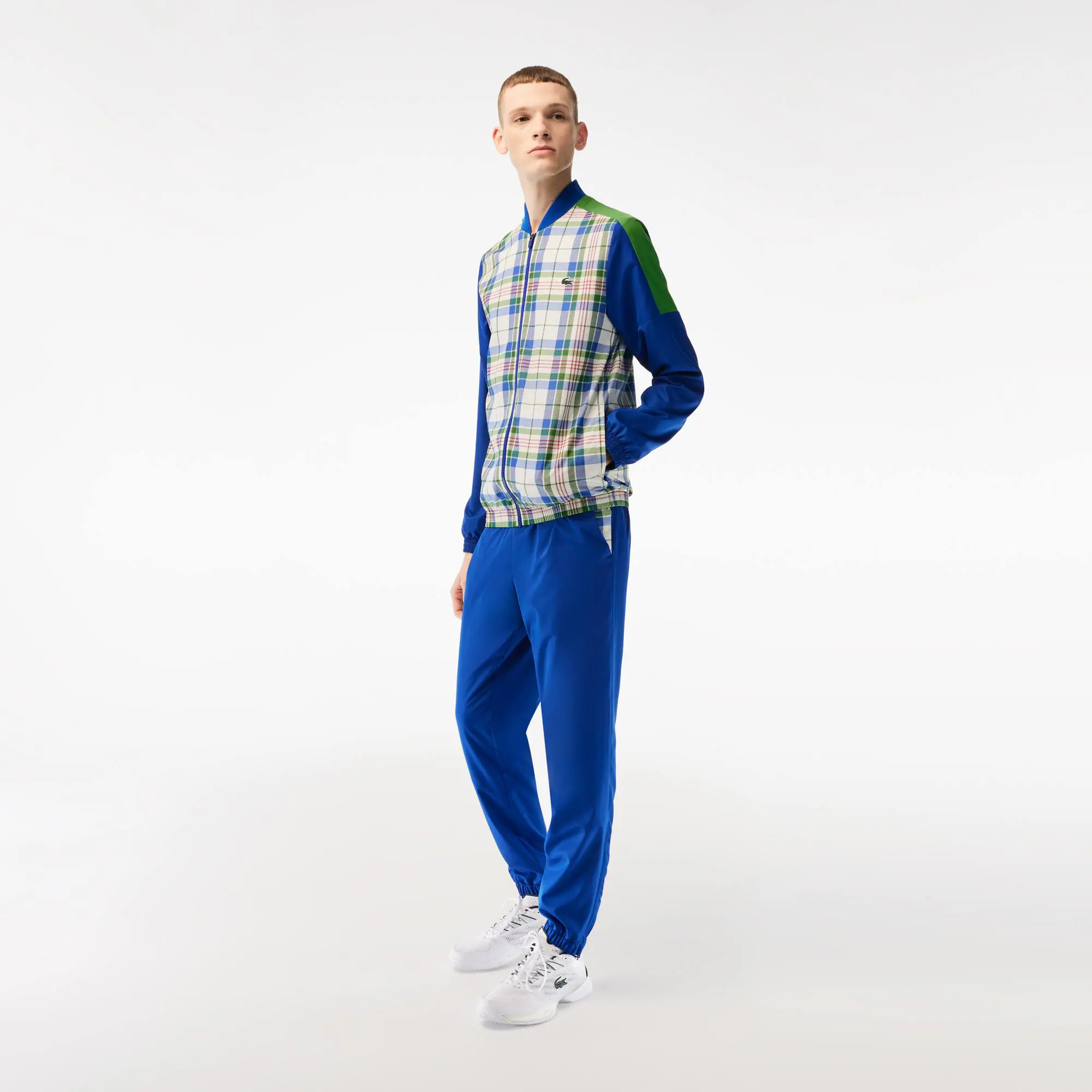 Lacoste Men’s Lacoste Tennis Check Jogger Set. 1