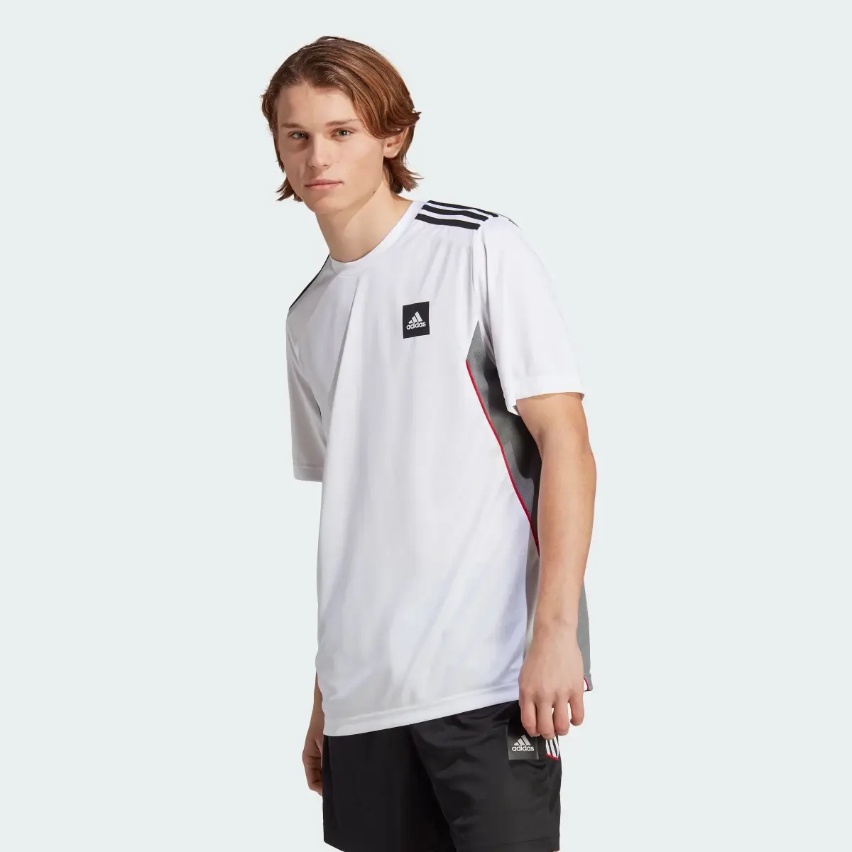 Adidas Football-Inspired Regular Fit T-Shirt. 2