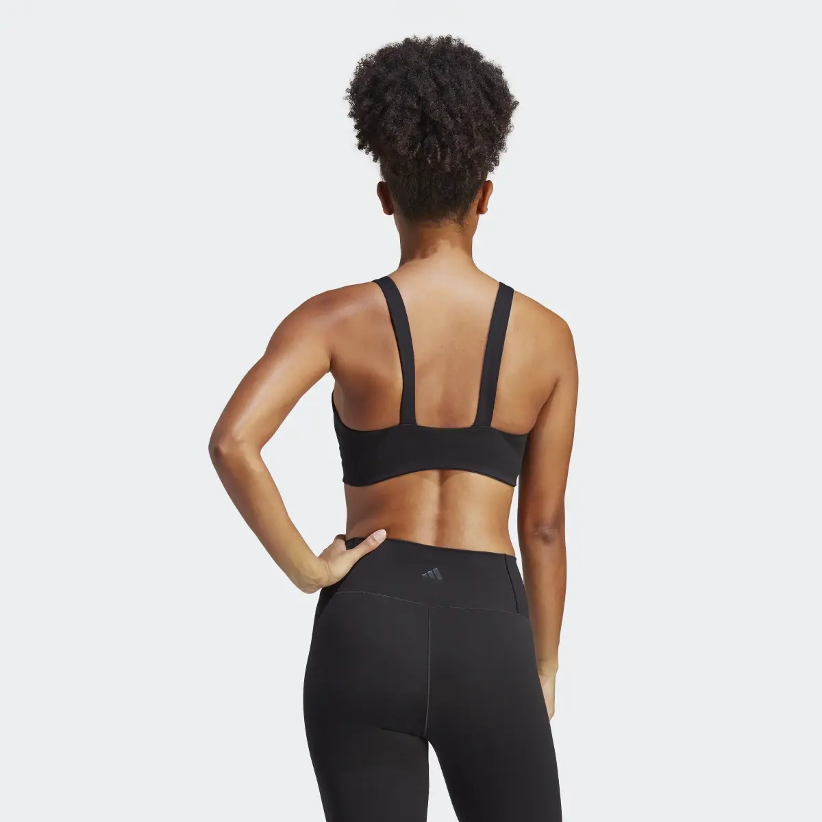 Adidas Siyah Kadın Coreflow Medium Support Siyah Spor Sütyeni