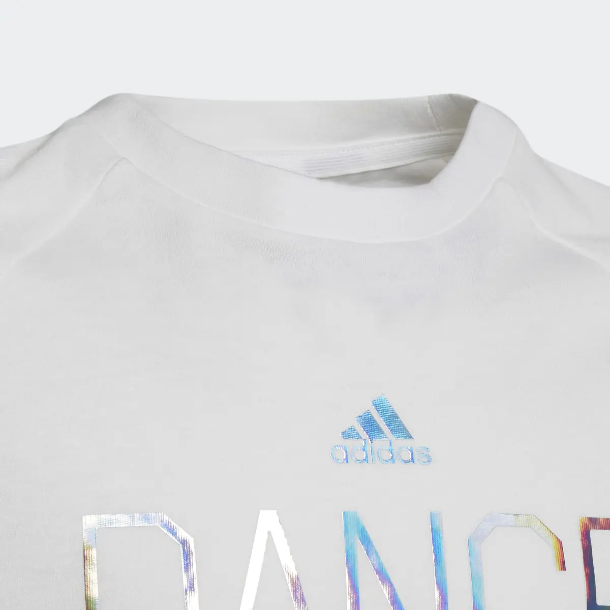 Adidas Dance Metallic-Print T-Shirt. 3