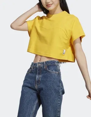 Adidas Lounge Terry Loop Crop Top