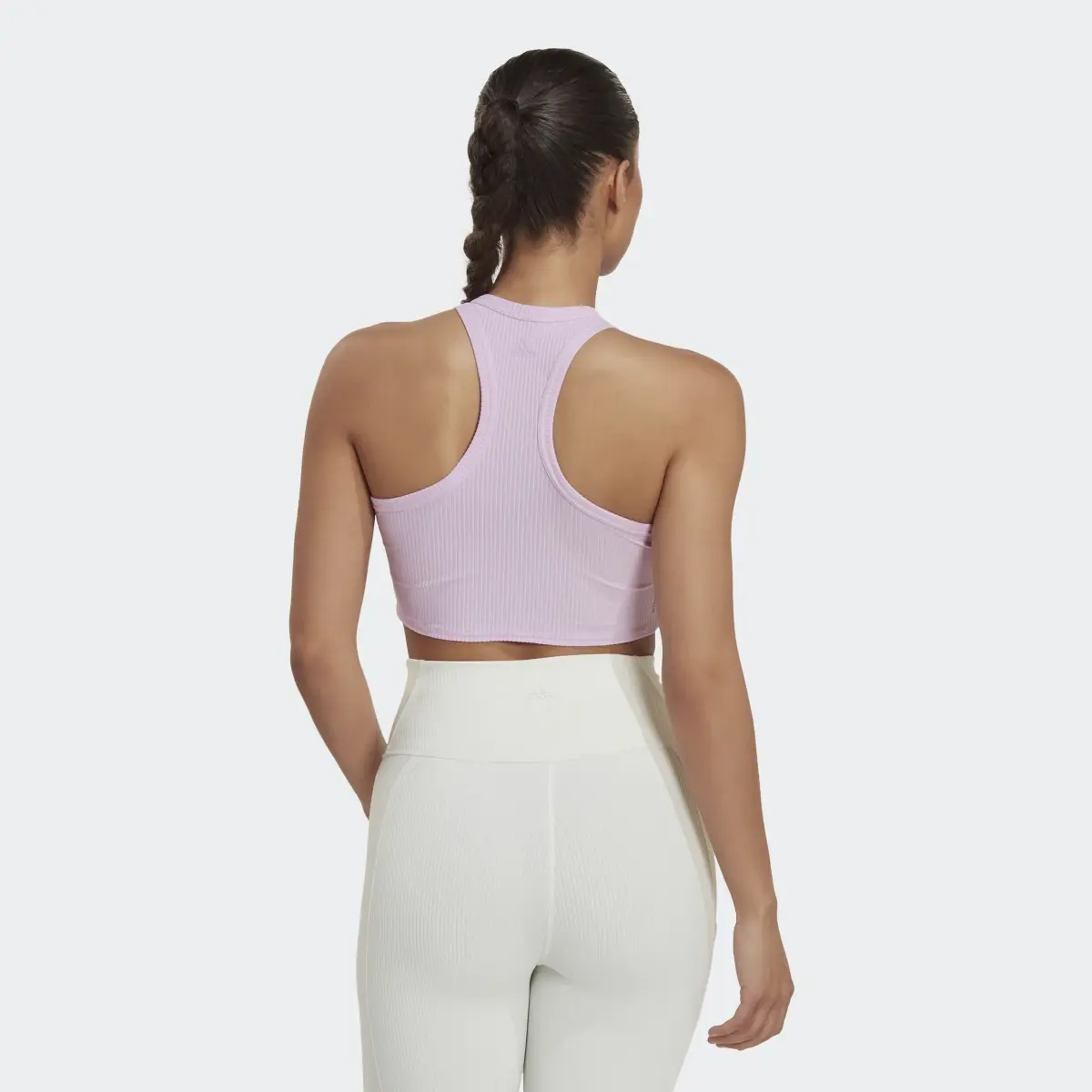 Adidas Yoga Studio Wrapped Rib Tank Top. 3