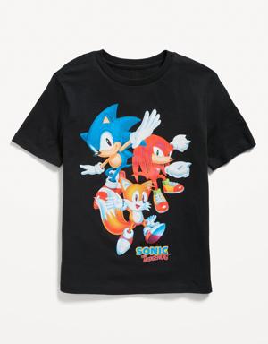 Sonic The Hedgehog™ Gender-Neutral Graphic T-Shirt for Kids black