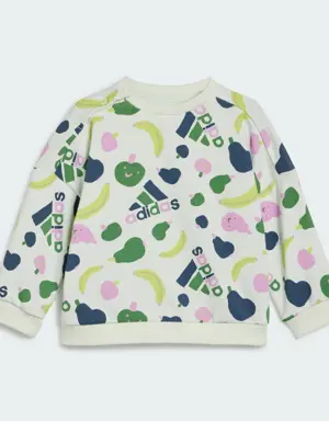Adidas Essentials Allover Print Jogger Set Kids. 3 Adidas Essentials Allover Print Jogger Set Kids. 3