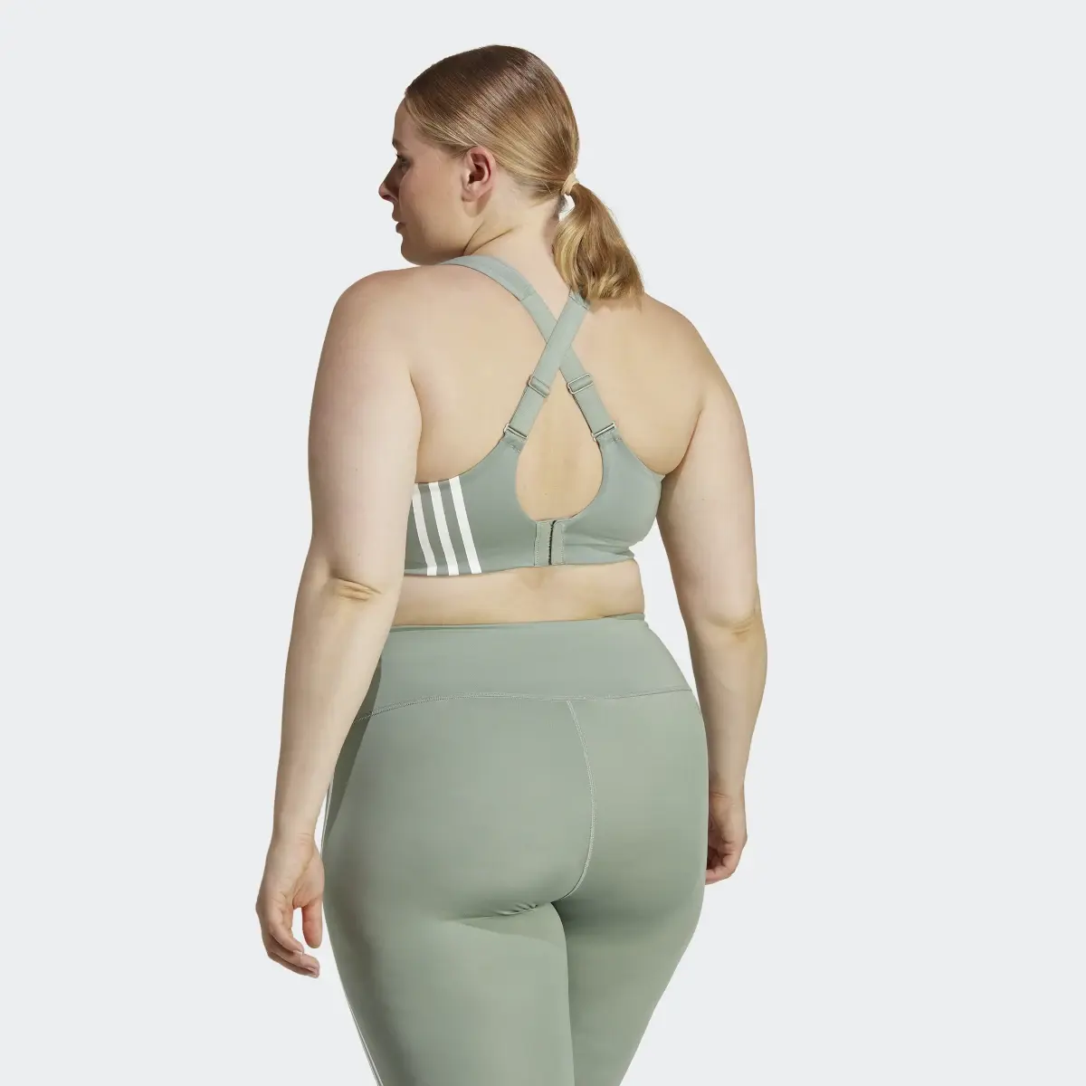 Adidas TLRD Impact Training High-Support Bra (Plus Size). 3